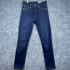 Rag & Bone Jeans Womens 25 Cate Mid Rise Ankle Skinny Carmen Dark Denim Pants